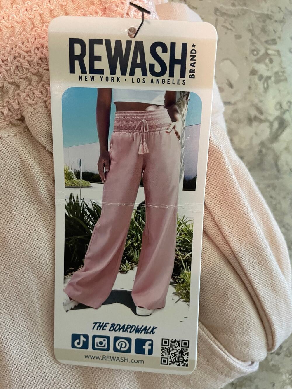 Women’s/Juniors Rewash Drawstring Cotton Pants